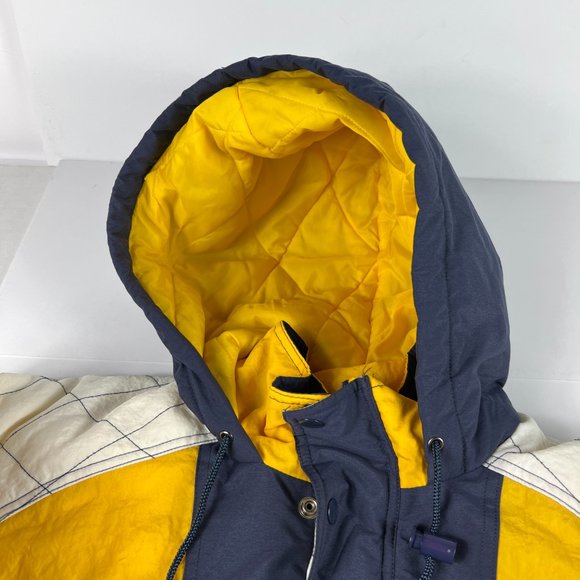 VTG 90s Starter Notre Dame Fightin Irish Jacket Extra Large Full Zip Puffer Coat - Picture 6 of 15